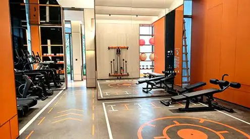  Custom 43" Vertical Fitness Smart Mirror | Shenzhen Lianfa Hongshan Xinshu Residential Wellness Zone